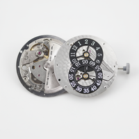 Orologio Meccanico Personalizzato ODM con Doppio Disco e Funzione Jump Hour, Movimento Miyota 8215, Strumento di Ripristino in Acciaio