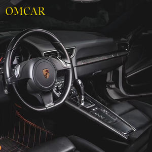 991 <span class=keywords><strong>718</strong></span> 981 982  Garniture intérieure de voiture en fibre de carbone sèche pour le tableau de bord central - Product Image 2