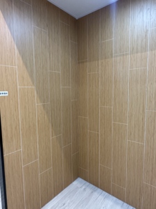 Hiện đại SPC Đá Pha Lê Tường Bảng điều khiển nhanh chóng cài đặt không thấm nước gạch men cho khách sạn phòng tắm đổi mới phòng tắm tường - Product Image 2