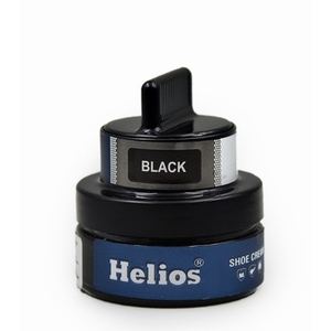 Helios HELIOS050 Crème de soin des chaussures liquide de haute qualité 48gm dans un pot en verre de qualité supérieure avec applicateur Vernis à chaussures de qualité supérieure - Product Image 2