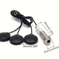 Micro-piezo pour guitare, violon, ukulélé, mandoline – Sans perçage – Accessoires de micro
