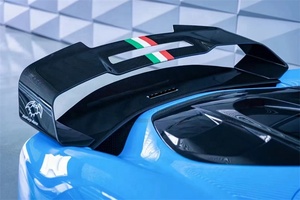 Para <span class=keywords><strong>Ferrari</strong></span> 296 GTB actualización OEM estilo fibra de carbono seco alerón trasero maletero - Product Image 4