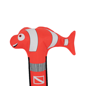 Signal de plongée sous-marine personnalisé à trois éléphants style animal bouée SMB flotteur avec valve de ventilation, gonfleur oral, tuyau basse pression - Product Image 5