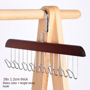 Colgador <span class=keywords><strong>de</strong></span> ropa ecológico moderno <span class=keywords><strong>de</strong></span> madera maciza con 8 ganchos montado en la <span class=keywords><strong>pared</strong></span> con eslinga, artefacto <span class=keywords><strong>de</strong></span> almacenamiento multifuncional para sala <span class=keywords><strong>de</strong></span> estar - Product Image 6