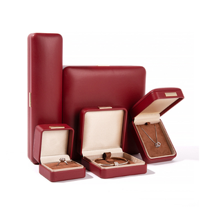 Luxury PU <b>Leather</b> <b>Jewelry</b> <b>Box</b> Magnetic Closure Necklace Ring Bracelet Storage Case Gift Packaging - Product Image 6