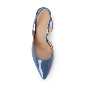 Customized Label Pointed Toe Party Wear D'Orsay Slingback Ladies High Heel <b>Sandals</b> - Product Image 3