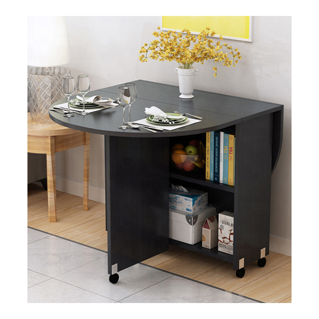Modern Style Folding Luxury Dining Table Designs Folding and Expandable Multifunction Dining Table for Living Room