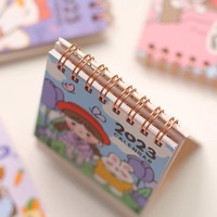 Personalizza 2023 Mini Cute Desk Calendar decorazioni per il Desktop calendario libro Cartoon coreano creativo blocco note calendario da tavolo regalo