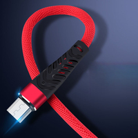 Kabel Data kepang kain, kabel pengisian daya USB mikro Tipe C tahan lama 3 kaki 6 10 kaki 2,4 A V8 untuk ponsel Android tablet