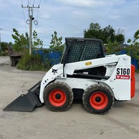 Chargeuse sur pneus BOBCAT S160 d'occasion, puissante, économique, excellente qualité, garantie d'un an.