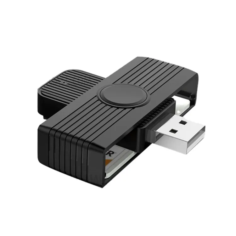 Leitor de cartão portátil ID USB Smart Chip para SIM/ID/CAC EMV