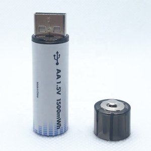 <span class=keywords><strong>Batterie</strong></span> Ricaricabili Li-ion Lr20 AAA <span class=keywords><strong>AA</strong></span> 1,5V 9V <span class=keywords><strong>Tipo</strong></span> D con Porta Type-C e Micro USB - Product Image 1