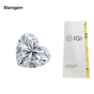 Diamant de laboratoire Starsgem certifié IGI HPHT CVD 1,0 ct couleur DEF VVS taille cœur - Product Image 2
