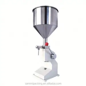 220V Manual Filling Machine 5-50ml Capacity for Cream Shampoo Cosmetics Juice Milk Applicable Restaurants Manufacturing Plants