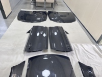 Capot, coffre, ailes latérales, portes, toit en fibre de carbone pour BMW E82 E88 1M, ajustement parfait garanti