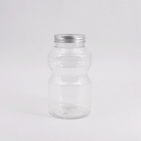 500ml jetable lait thé bouteille canettes pour boissons café conteneur vide yaourt Milkshake boisson emballage jus bocaux en plastique