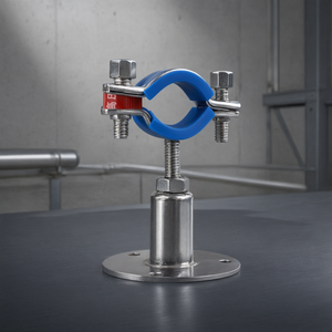 Soporte Ajustable para Tuberías de Acero Inoxidable 304, Soporte Duradero para Equipos Industriales - Product Image 1