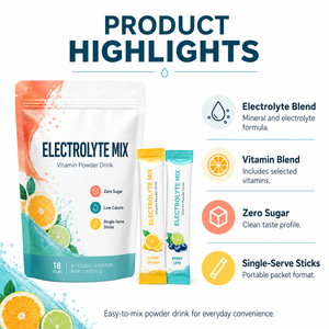 Polvo Electrolítico Orgánico de Durazno Sin Azúcar, Nutrición Deportiva, Energía, Apoyo Inmunológico, Desintoxicación, Suplemento Estimulante Deportivo - Product Image 4