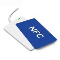 Cartes à puce en PVC blanc vierge pour le codage à impression directe Technologie de puce à bande magnétique Communication RFID NFC pour le paiement
