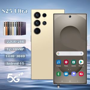 New S25 Ultra 22GB + 2TB điện thoại thông minh 5G Dual Sim điện thoại di động điện thoại di động màn hình lớn toàn cầu 5G <span class=keywords><strong>Android</strong></span> 15 S25 siêu điện thoại thông minh - Product Image 1