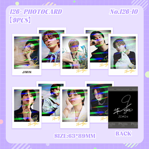 Tarjeta fotográfica de alta definición BT con SUGA, JIMIN, JIN, V, JHOPE y RM, tarjeta de álbum de productos de celebridades, tarjeta de felicitación. - Product Image 4