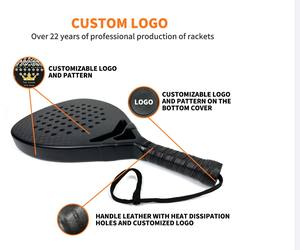 Raquetas de Pá<span class=keywords><strong>del</strong></span> Profesionales de Fibra de Carbono de Primera Calidad 2026, Raqueta de <span class=keywords><strong>Tenis</strong></span> de Marca Personalizada, Directamente <span class=keywords><strong>del</strong></span> Fabricante en China - Product Image 4