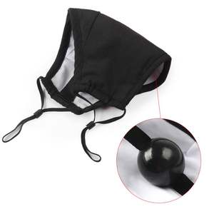 SM Bondage Fétiche Silicone Gode Plug Sangle sur la Bouche Ouverte Bouche Pénis Ball <span class=keywords><strong>Gag</strong></span> - Product Image 3