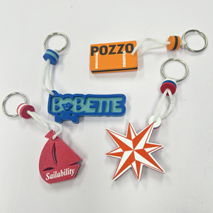 Porte-clés flottant en mousse EVA NBR PU fluorescent, porte-clés de bateau, porte-clés flottant personnalisé pour la navigation de plaisance, la pêche, les sports nautiques - Product Image 2