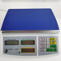 Balanza digital Balanza de conteo de piezas LCD de alta precisión Balanza digital de 30kg con RS232