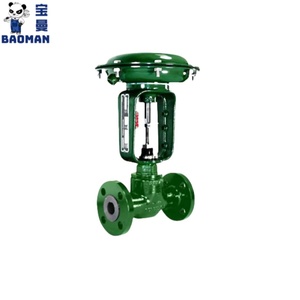 Válvula de gas neumática lineal de control Bauman 24000S de acero inoxidable con cuerpo roscado CF8M OEM - Product Image 4