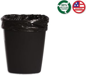 ถุงขยะสีดำแบบหนาพิเศษ – ถุงพลาสติกคุณภาพพรีเมียมสำหรับใส่ขยะในถังขยะ เกรดอุตสาหกรรม เหมาะสำหรับการรีไซเคิล ขวดพลาสติก - Product Image 2