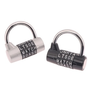 <span class=keywords><strong>Cadenas</strong></span> à 5 lettres en alliage de zinc 65x60x23mm, <span class=keywords><strong>cadenas</strong></span> à <span class=keywords><strong>code</strong></span> alphabétique réinitialisable pour l'école, le vélo, les bagages - Product Image 3