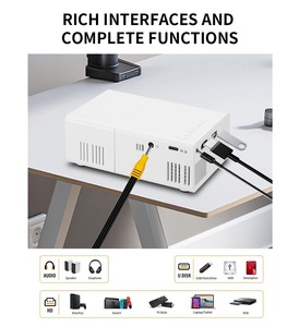 Mini projecteur LED portable de poche, petit écran LCD, prix bas, Chine, pour téléphone portable, smartphone, usage domestique et extérieur - Product Image 4