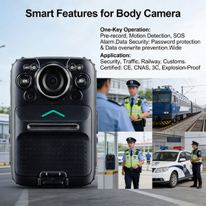 Cámara Corporal N8 con 25 Horas de Grabación, Video HD de 1440P y Pantalla de 2.0 Pulgadas, Resistente al Agua IP68, Tipo-C y Mini USB, Visión Nocturna - Product Image 1