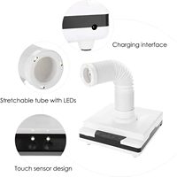 Aspiradora de Plástico YuLin YL 60W Henan, Equipo de Laboratorio Dental, Máquina de Succión de Polvo, Colector de Micromotor para Pulido, Extractor