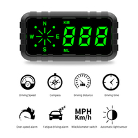 KINGNEED C3010 Universelles Auto-GPS-Tachometer HUD 5,4" LCD-Display 5V Uhr Geschwindigkeitsüberwachung CE/FCC-Zertifiziert 1 Jahr Garantie