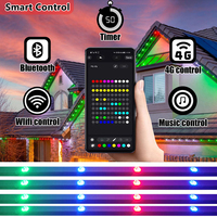 Luces Permanentes Gemstone de 3 LED 30MM Impermeables Luces Permanentes de Navidad RGBW