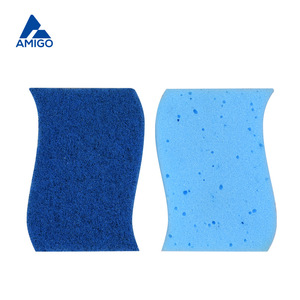 Esponja de Limpieza Amigo, Rectangular, de Alta Densidad, para Cocina, de Dos Colores, en Forma de S - Product Image 3