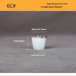 Bouchon d'eau anti-retour en silicone suspendu à anneau en D avec poignée en acier inoxydable <span class=keywords><strong>Joint</strong></span> en caoutchouc inodore pour l'étanchéité de vidange de réservoir de poissons - Product Image 6