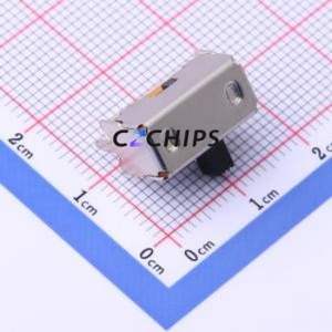 SK22D15L4 Slide Switch Through hole Component (THT) Switch Double Pole Double Throw Rectangle Pin Header PC Pin 14.6mm - Product Image 2