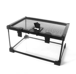 Pantalla superior de vidrio para reptiles, terrario, Habitat, Vivario, ventilación - Product Image 2