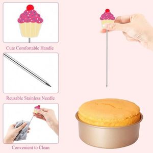 Reusable Stainless Steel Cake Probe Needle Muffin Bread Tester Skewer Pin Baking <b>Kitchen</b> Metal Tool for Desserts - Product Image 4