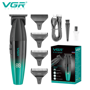 <span class=keywords><strong>Tondeuse</strong></span> à cheveux professionnelle <span class=keywords><strong>sans</strong></span> <span class=keywords><strong>fil</strong></span> VGR V-906 pour hommes, boîtier en plastique, lame DLC - Product Image 2