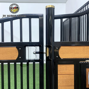 <strong>Horse</strong> Stable Door Hinges Hay <strong>Feeder</strong> Equestrian Equipment Bamboo Stables Safe <strong>Horse</strong> Stall Front Panel with Hinged Door - Product Image 6