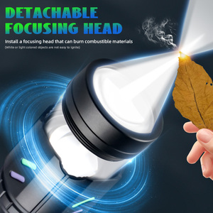 Có thể điều chỉnh Zoom nhiều chế độ công suất cao không thấm nước sạc <span class=keywords><strong>LED</strong></span> Torch xách tay <span class=keywords><strong>mini</strong></span> chiến thuật đèn pin với USB sạc - Product Image 4