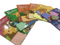 Service d'impression de livres d'histoires animées en carton coloré pour tout-petits et l'éducation préscolaire en gros