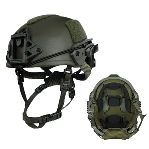 Casco Táctico Tipo V Sin Ranuras, 6 Puntos de Suspensión, Patrón de Camuflaje Desértico - Product Image 3