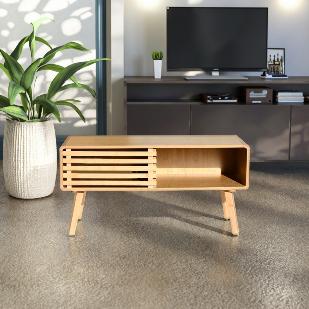 Suporte de TV em formato de triângulo Design elegante e robusto