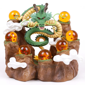 Set DBZ <span class=keywords><strong>Dragon</strong></span> <span class=keywords><strong>Shenron</strong></span> + Bola de Cristal de 7 Estrellas de 4.3CM + Base de Montaña, Decoración de Escena, Figura de Anime de PVC, Juguete de Regalo - Product Image 2