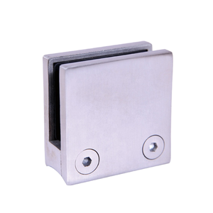 New Modern Stainless Steel Adjustable Glass <b>Clamp</b> Holder <b>Clip</b> Pipe Railing for Bridge Railings Wall-Mounted Mall - Product Image 1